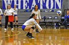 Volleyball vs MHC  Wheaton Women's Volleyball vs Mount Holyoke College. - Photo by Keith Nordstrom : Wheaton, Volleyball
